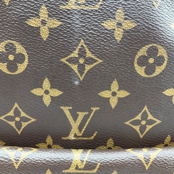 LOUIS VUITTON BROWN MONOGRAM MACASSAR CANVAS DISCOVERY BACKPACK PM - Picture 8 of 16